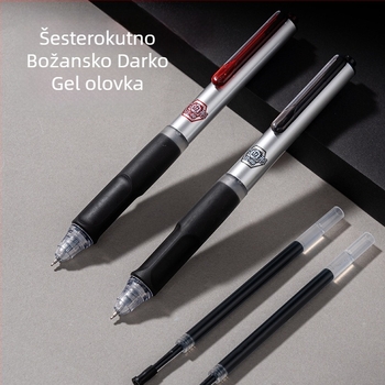 Deli SG33 ispitni set za crtanje, 15 dijelova: kompas, metalni alati za crtanje, gel pero