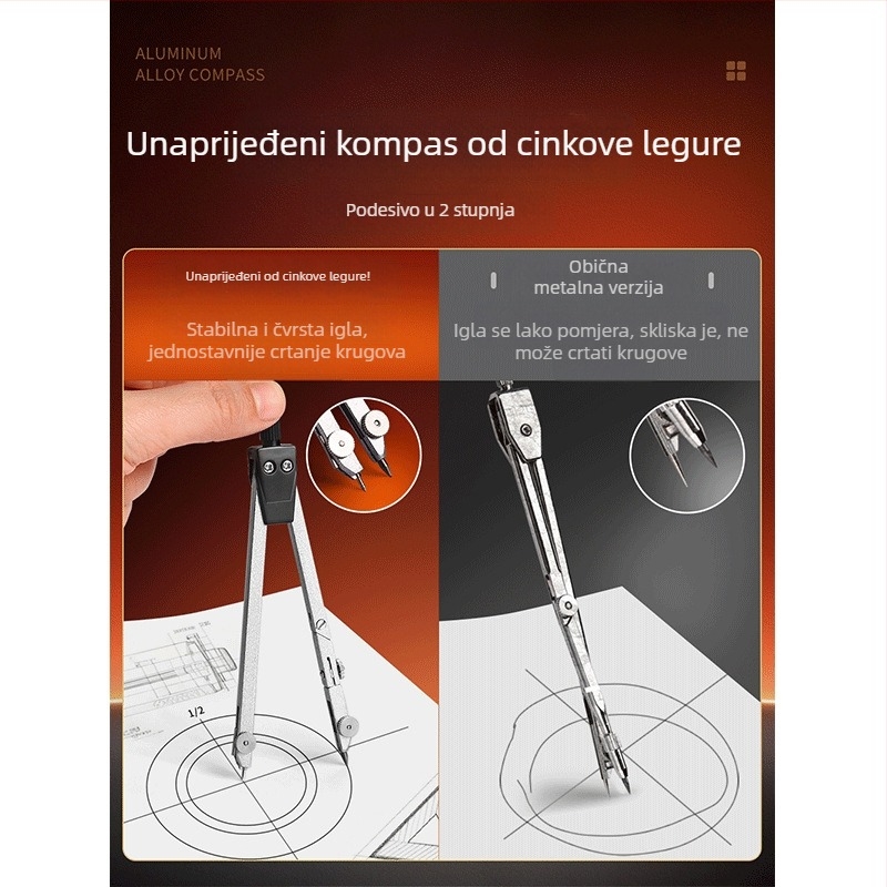 Set alata za tehničko crtanje – plastični set za građevinske projekte – (Model: Lz-xyejxhtc; Materijal: Plastika; Tip: Set; Marka: Good; Količina: 1 komad)