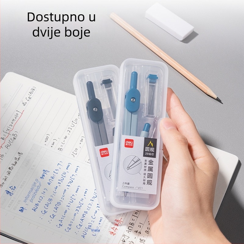 Deli VC1 plastična standardna automatska olovka s kružnim priborom, 700 kom