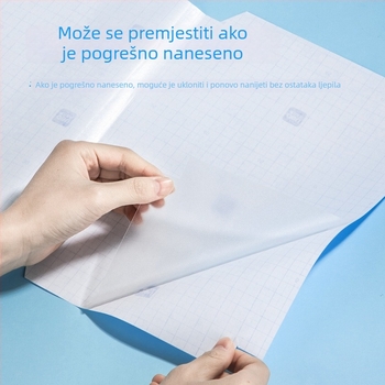 Deli 70593 Paket od 20 listova folije za omatanje knjiga, za razrede 3–6, vodootporan, mat tekstura, zaštitni omot za udžbenik