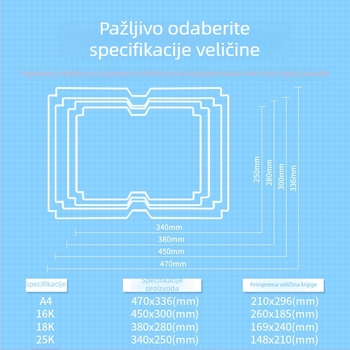 Deli 70593 Paket od 20 listova folije za omatanje knjiga, za razrede 3–6, vodootporan, mat tekstura, zaštitni omot za udžbenik