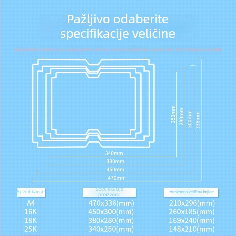 Deli 70593 Paket od 20 listova folije za omatanje knjiga, za razrede 3–6, vodootporan, mat tekstura, zaštitni omot za udžbenik