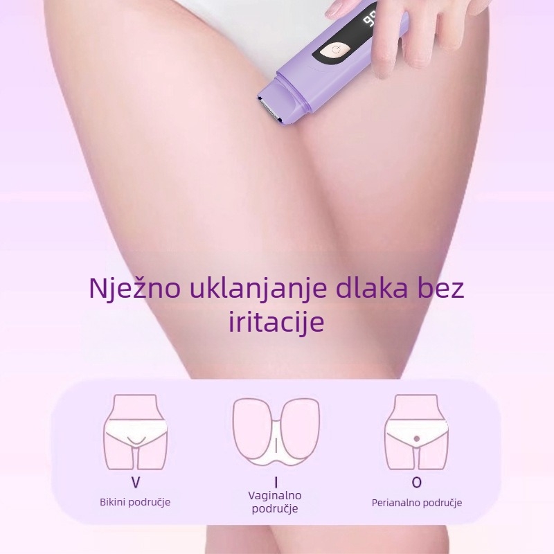 TMQ-623 Električni brijač i uklanjanje dlaka s dijamantnom oštricom, USB punjivo, mokro i suho, za cijelo tijelo