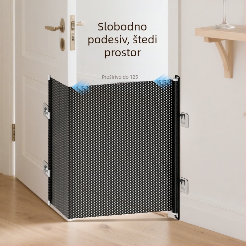 Jun Chang PVC Proširiva ograda za kućne ljubimce L3939 — barijera protiv bijega mačke, ulazna i izlazna vrata, mačja vrata