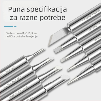 Vrh za lemljenje bez olova, Yellow Flower, bakrena podloga, 60W, serija GJ907T2C