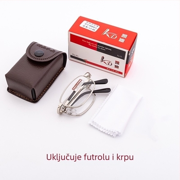 Cady naočale za čitanje s lećama od smole, anti-radiacijske, metalni okvir, sklopive