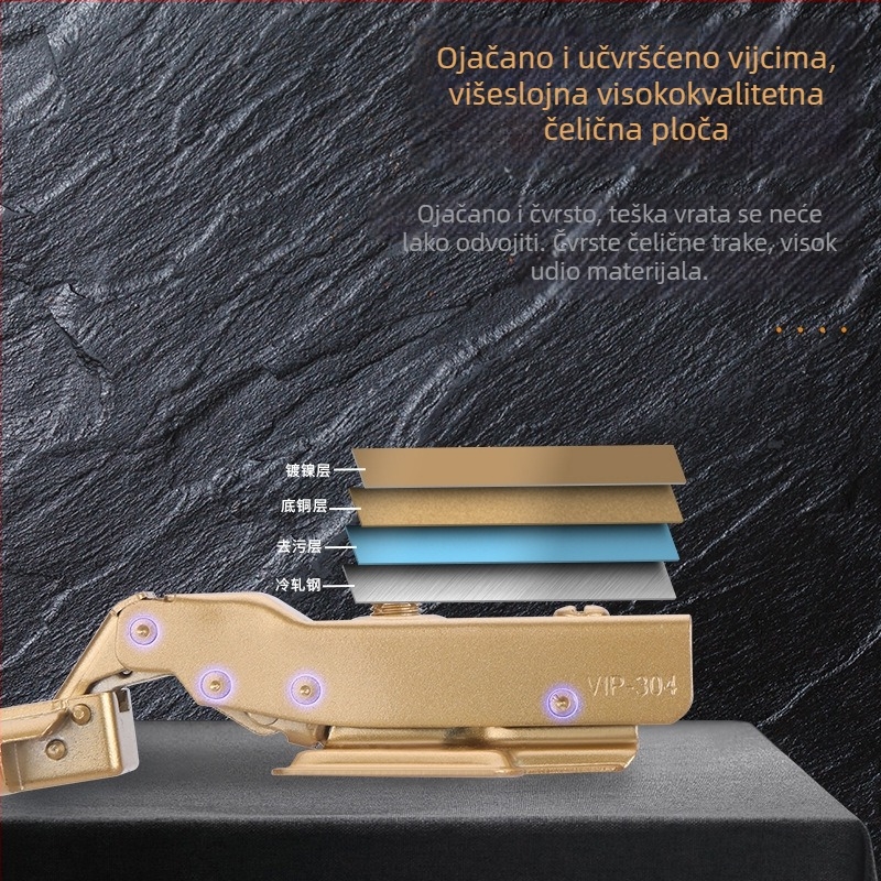 Panta za vrata s aluminijskim okvirom za staklene vrata (nehrđajući čelik; polirani završni sloj; brend Cabegu, yabailong)