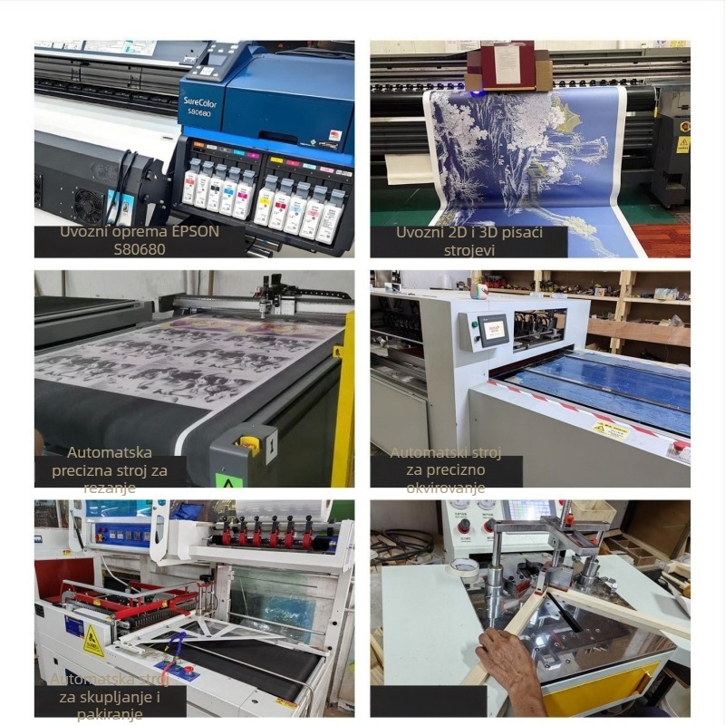 Bezramni platneni print – moderan stil, motiv osoba, inkjet ispis, dekor dnevnog boravka