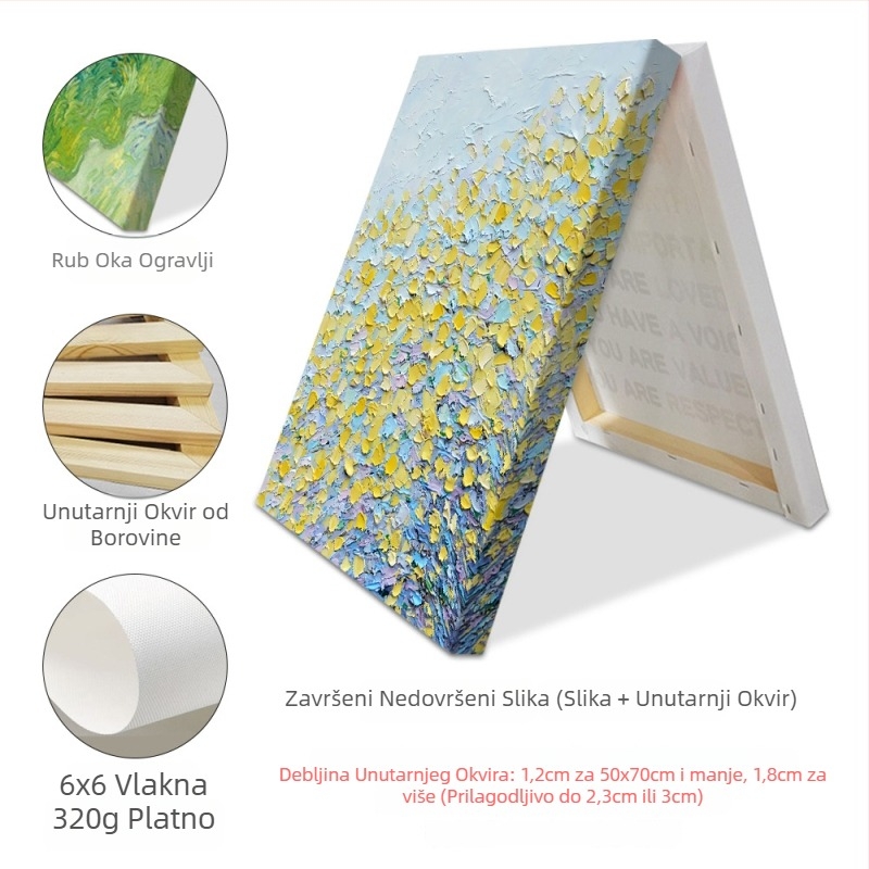 Bezramni platneni print – moderan stil, motiv osoba, inkjet ispis, dekor dnevnog boravka