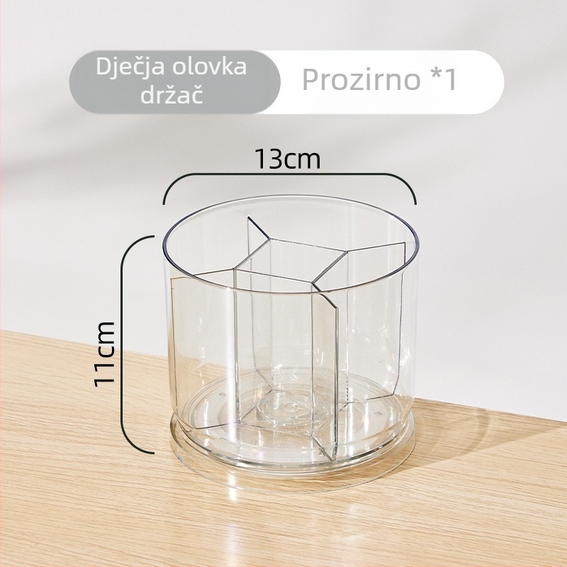 Okretni držač olovaka, kružnog oblika, PET materijal, Model 2242, Prilagodljiv logotip