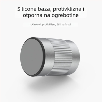 Okrugli držač olovke od aluminijske legure, mogućnost logotipa, model P80