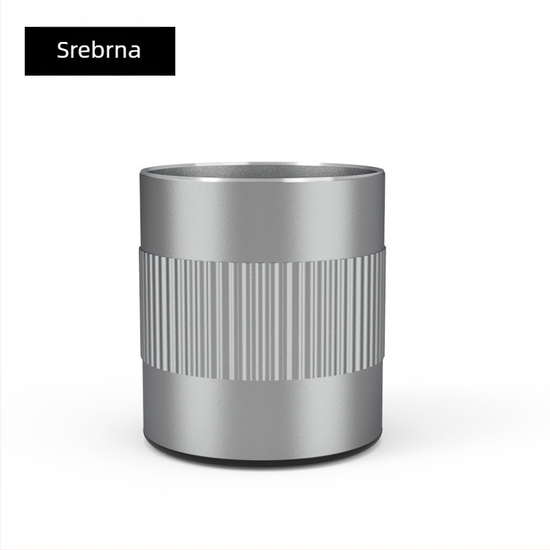 Okrugli držač olovke od aluminijske legure, mogućnost logotipa, model P80