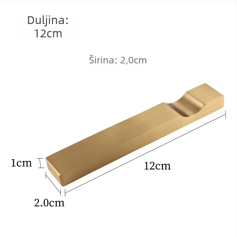 Copper Shantang bakrena papirna težina i držač četkica za kaligrafiju, stolna dekoracija, Model: Paperweight