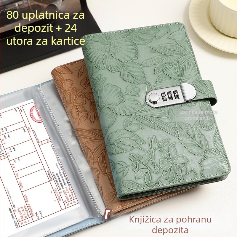 Boguan Reljefni otisnuti držač depozita, model FDPJJ-001, mekana koža, prilagođeni logotip