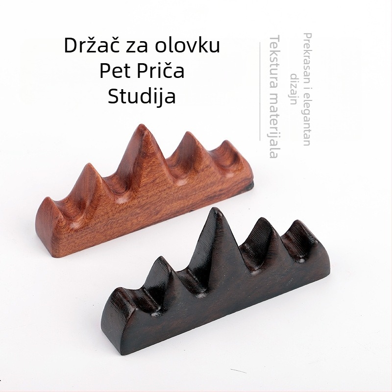 Drveni držač za olovke i četkice, model Five Finger Mountain, šifra proizvoda 521, kaligrafski pribor, mogućnost prilagođavanja