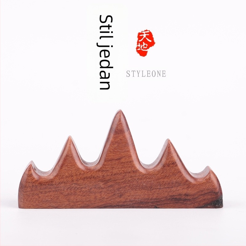 Drveni držač za olovke i četkice, model Five Finger Mountain, šifra proizvoda 521, kaligrafski pribor, mogućnost prilagođavanja