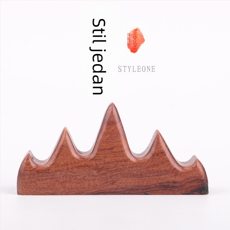 Drveni držač za olovke i četkice, model Five Finger Mountain, šifra proizvoda 521, kaligrafski pribor, mogućnost prilagođavanja