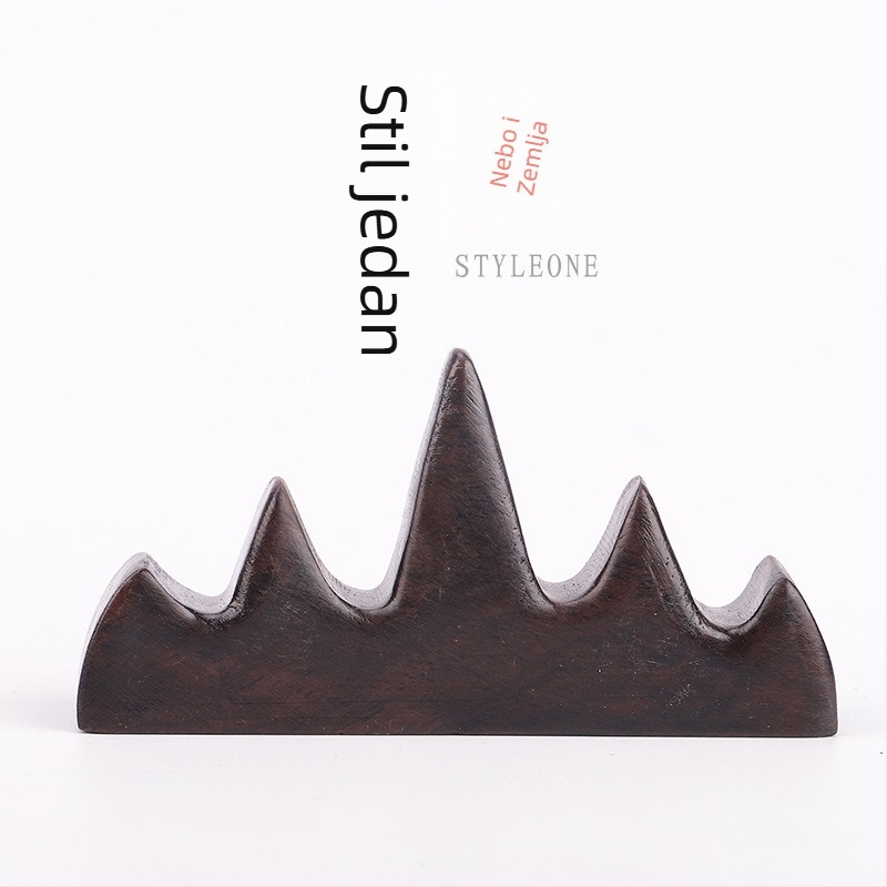 Drveni držač za olovke i četkice, model Five Finger Mountain, šifra proizvoda 521, kaligrafski pribor, mogućnost prilagođavanja