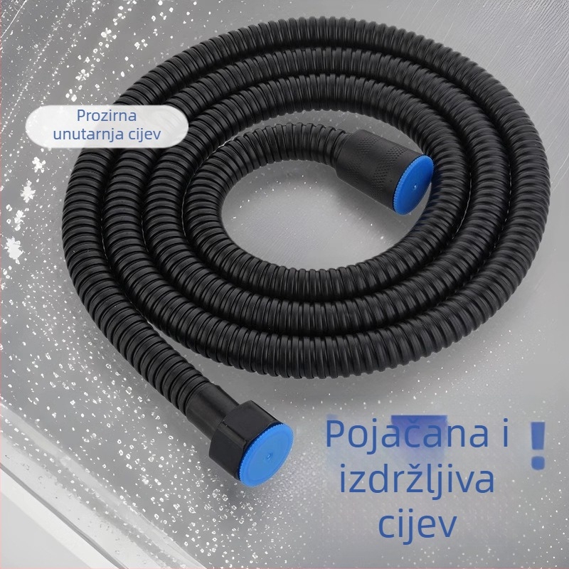 Tuš cijev s bakrenim jezgrom, PVC cijev za tuš, Model 001, ručna montaža navijanjem