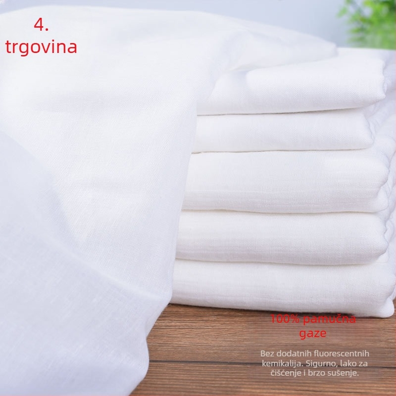 Jednostrana pamučna gazasta tkanina, 100% pamuk, vlakna 40×40, gustoća 65×52, uzorak tkanine