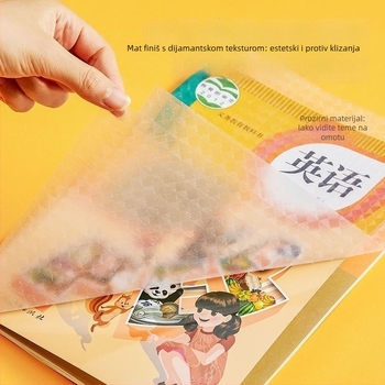 Prozirna zaštitna naslovnica za udžbenik za učenike, plastika, pogodna kao poklon