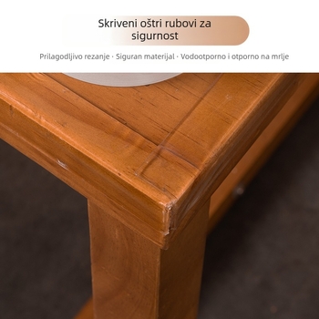 PVC zaštitna traka za kutove namještaja, prozirna, debljina 2 mm, duljine 1/2/3/5 m