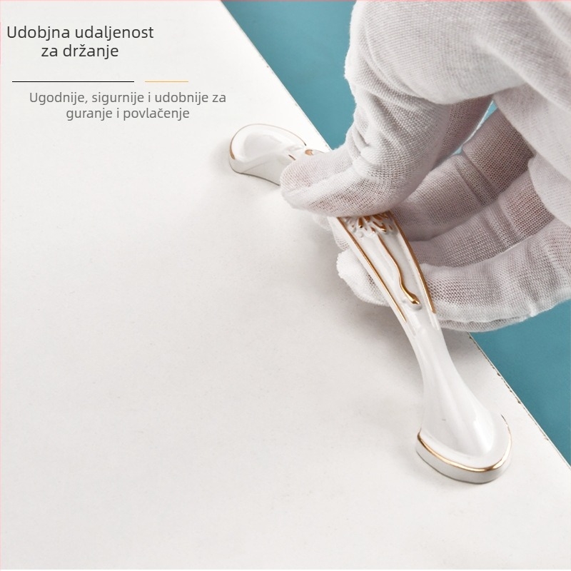 Ručka za ormar – moderni minimalistički stil, cinkova legura, bar oblik, skrivena ugradnja, modeli 919/912/2026/2010