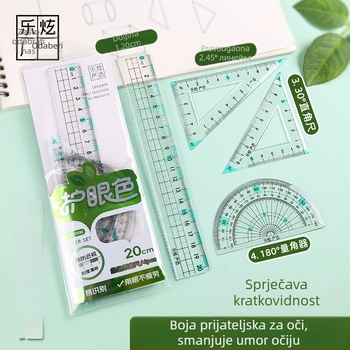 Lex/lexuan set centimetarskih ravnala, model Lxh520332, plastika, 4-dijelni set, neto težina 55 g