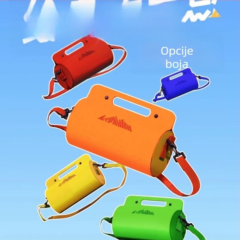 Filc cilindrična torbica, velika zapremina, materijal: kemijska vlakna