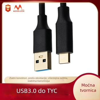 USB-C kabel za podatke s brzim punjenjem, PVC, 60W, 1–2 m, HDMI, Mini USB, Micro USB, Type-C