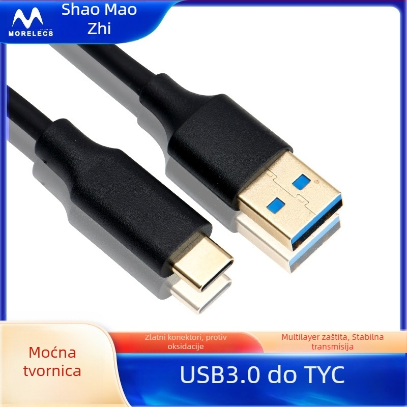 USB-C kabel za podatke s brzim punjenjem, PVC, 60W, 1–2 m, HDMI, Mini USB, Micro USB, Type-C