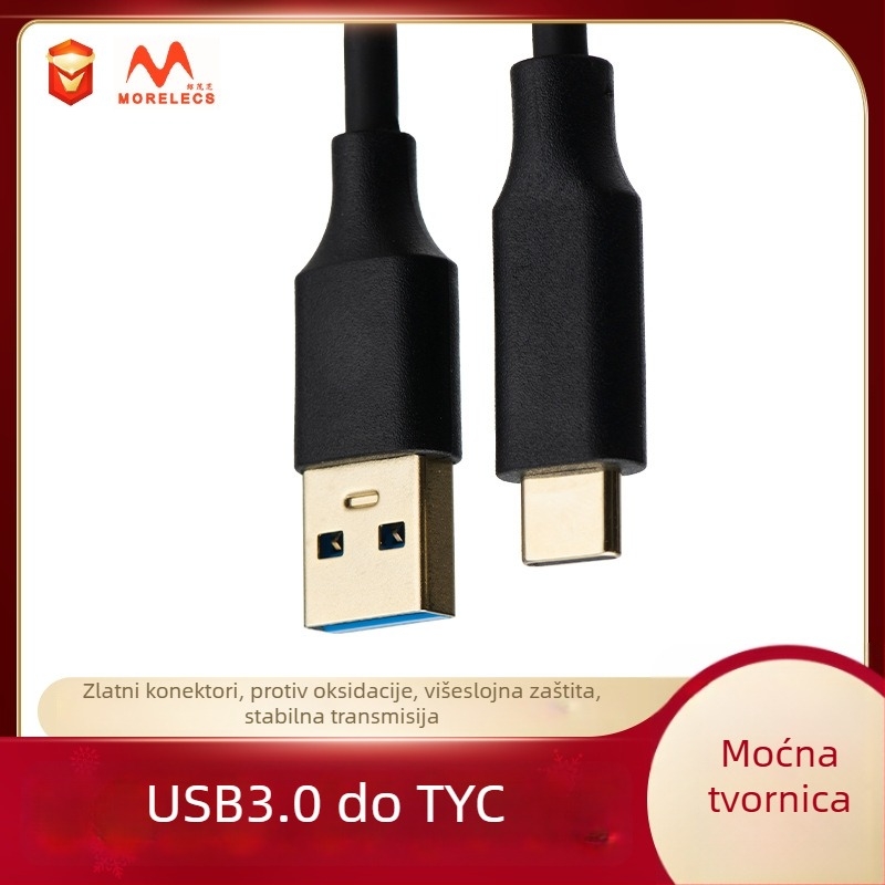 USB-C kabel za podatke s brzim punjenjem, PVC, 60W, 1–2 m, HDMI, Mini USB, Micro USB, Type-C