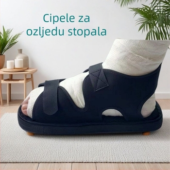 Zaštitne cipele za gips, EVA, protuklizna podloga, za ozlijeđene noge, vodootporan navlačak za kupanje