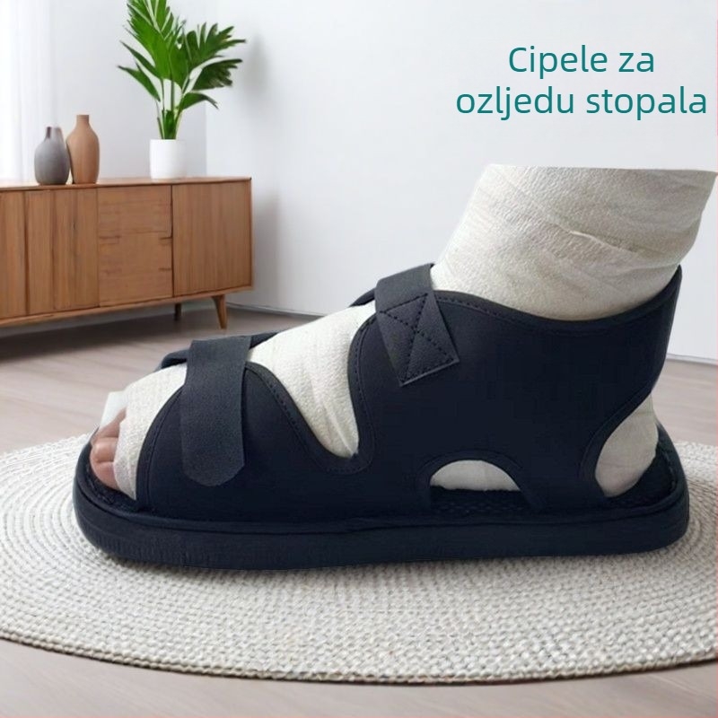 Zaštitne cipele za gips, EVA, protuklizna podloga, za ozlijeđene noge, vodootporan navlačak za kupanje