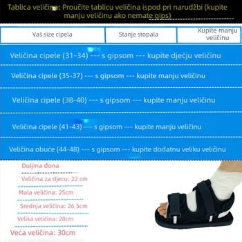 Health Protection obuće za rehabilitaciju nakon gipsa — protuklizne, EVA kompozit materijal