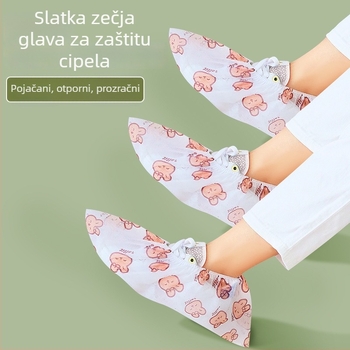 Jednokratne tiskane navlake za cipele od netkanog materijala, otporne na prašinu, debeli, za radionicu i učionicu