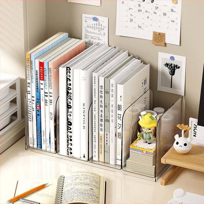 Prozirni stolni držač za knjige, plastika, model: Book Stand, neto težina 180