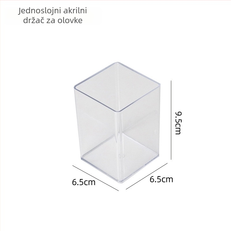 Držač za olovke na stol, plastični organizator kvadratnog oblika, model 9390, Shengwang