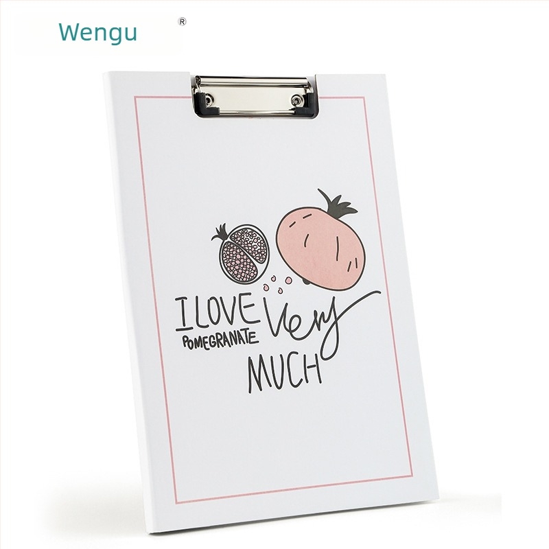 Wen Gu A4 klips za papir – jednostruki klip, papir, uključeno logo