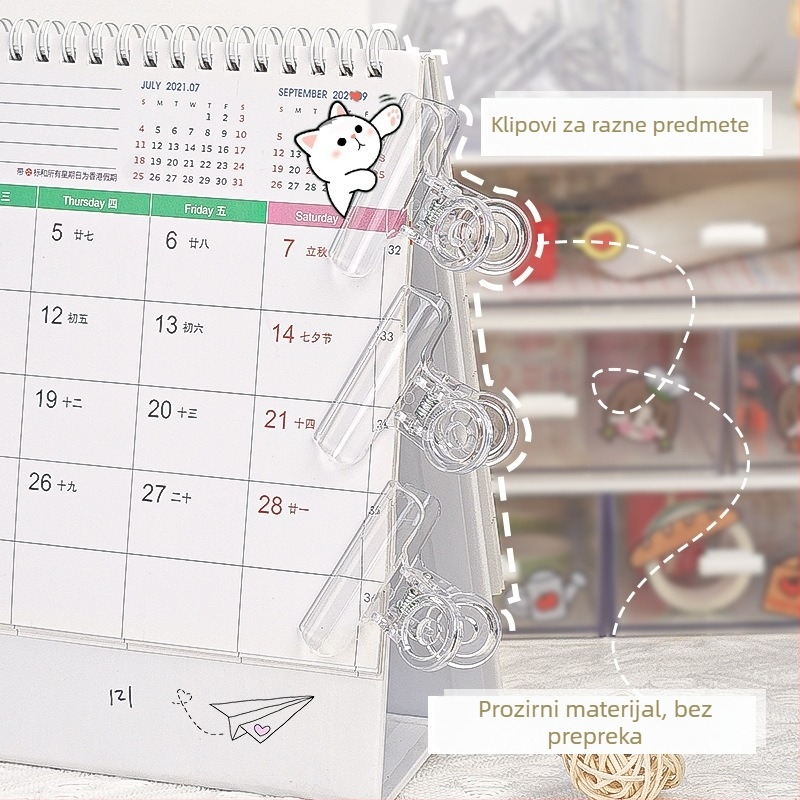 Li cao LC5242A Prozirni akrilni klips za planer i karte