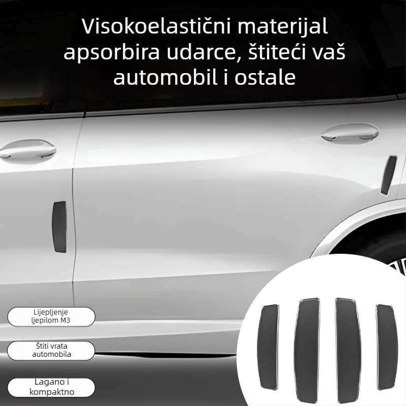Silikonasta zaštitna traka za rub vrata automobila, debela i otporna na trošenje, model AC-715A, univerzalna kompatibilnost, marka carfu