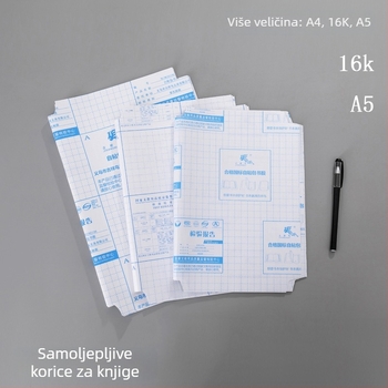Samoljepljiva folija za zaštitu knjige, mat prozirni završetak; Marka: Auspicious Bird; Materijal: CPP; Uvoz: Ne; IP licenca: Ne