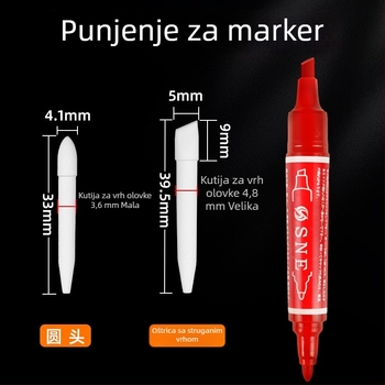 Marker olovka Marie's/Marley s zamjenjivim jezgrom, 64 opcija punjenja, za umjetnike i studente