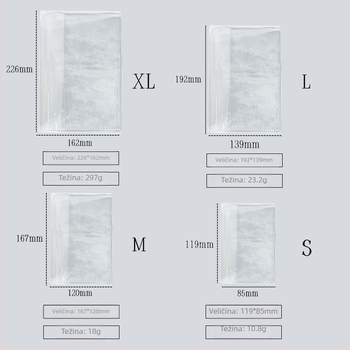 Prozirni PVC omot za knjige i bilježnice — Brend: Other; Materijal: PVC; Uvoz: Ne; IP ovlaštenje: Ne; Poklon: Ne.