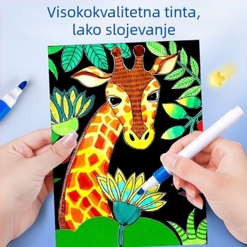 Dehong Akrilni Markeri Za Učenike, Neprozračni i Mješivi, Na Bazi Vode
