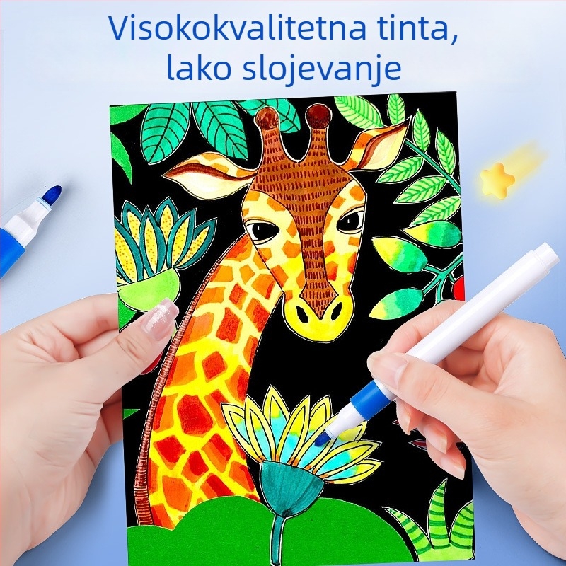 Dehong Akrilni Markeri Za Učenike, Neprozračni i Mješivi, Na Bazi Vode