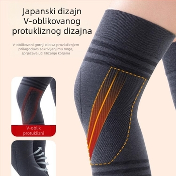 Kašmírski zagrijač koljena, unisex, s fleec podstavom, jesen-zima 2024