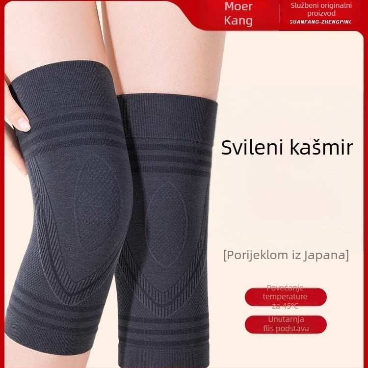 Kašmírski zagrijač koljena, unisex, s fleec podstavom, jesen-zima 2024