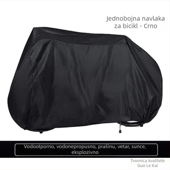 Pokrov za bicikle za električno vozilo, kompatibilan s cestovnim i planinskim biciklima; vodonepropusan, otporan na prašinu, UV zaštita
