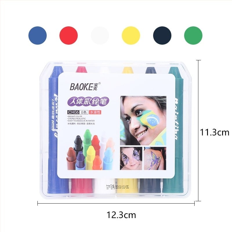 Baoke rotirajući flomaster za bojanje tijela – plastično kućište, punjivo, IP ovlaštenje